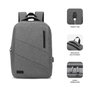 Subblim City Backpack Mochila para Portátil 15,6 pulgadas Gris